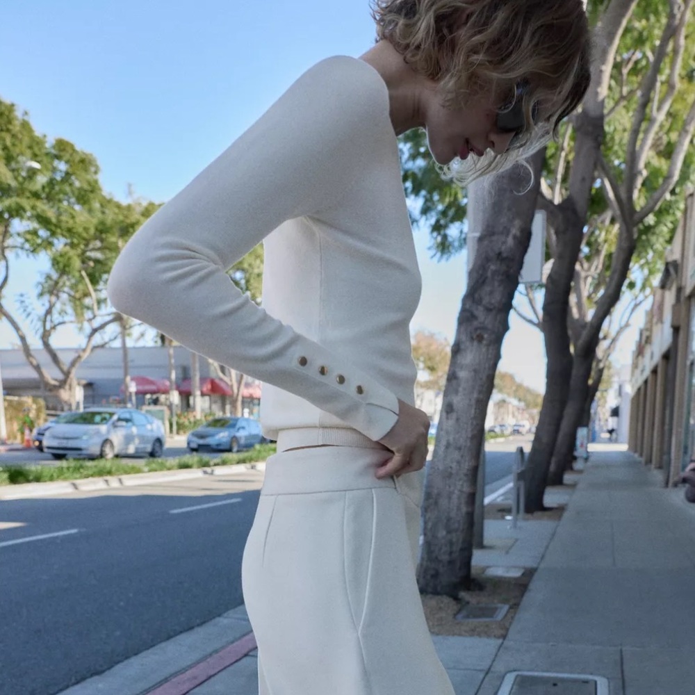 Zara Basic Plain Knit Sweater Two Pack Black Size… - image 1